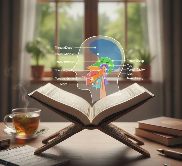 Arabic Articulation Points Diagram