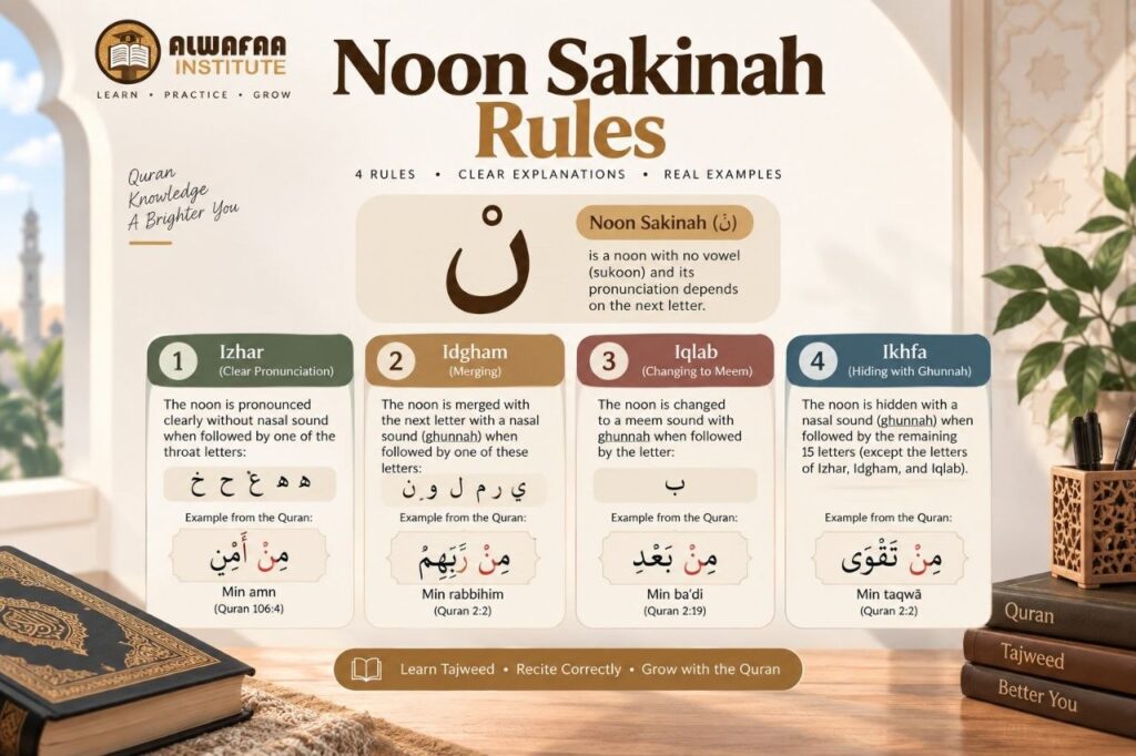 Noon Sakinah Rules